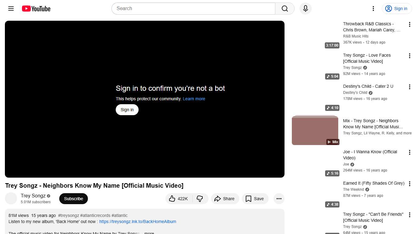 Trey Songz - Neighbors Know My Name [Official Music Video] - YouTube